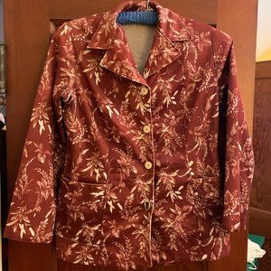 Vintage floral blazer